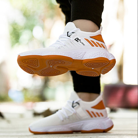 Men Sneakers Breathable Mesh Sports Shoes - Fashionner