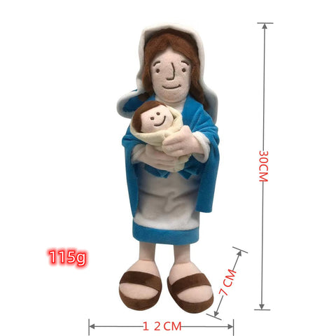 Jésus Marie Tissu Arabe Peluche Jouet