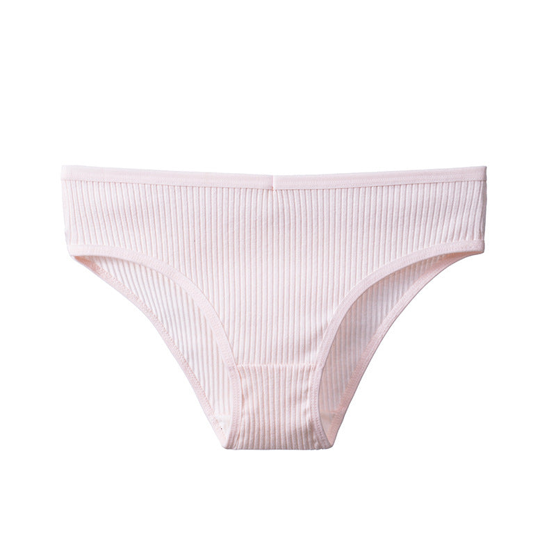Women's Cotton Breathable Threaded Briefs - Fashionner