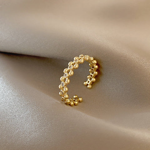 Bague de couple de tempérament de personnalité féminine