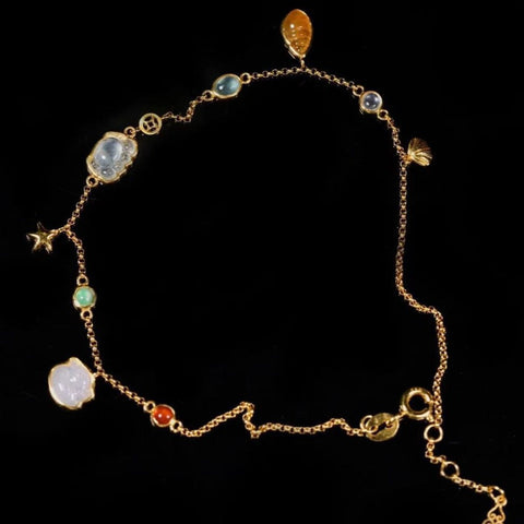 Buy Summer Forest-Style Starfish And Shell Anklet For Women online at Fashionner.