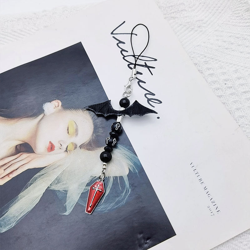 Flame Love Tassel Phone Chain Pendant