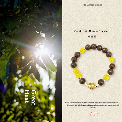 Buy Herbal Incense Bead Bracelet Of The Twenty-Four Solar Terms online at Fashionner.