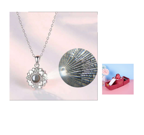 Hot Valentine's Day Gifts Metal Rose Jewelry Gift Box Necklace For Wedding Girlfriend Necklace Gifts - Fashionner