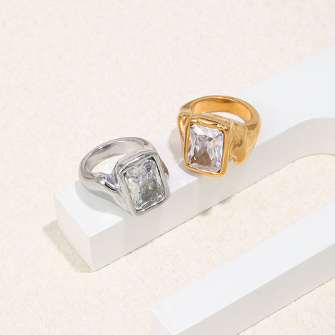 Buy Fashionable And Minimalist Stainless Steel Ring online at Fashionner.