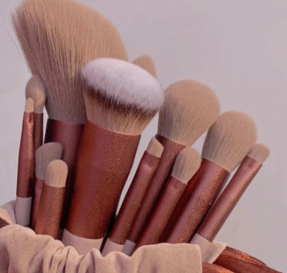 Lot de 13 pinceaux de maquillage, pinceau anticernes, pinceau fard à joues, pinceau poudre, pinceau fard à paupières, pinceau surligneur, pinceau fond de teint, outils de beauté cosmétiques