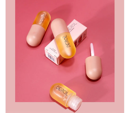 Huile repulpante pour les lèvres Jour Nuit Volume instantané, transparente, nourrissante longue durée, réparatrice, réduit les ridules des lèvres, soin des lèvres, cosmétique de beauté