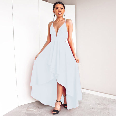 Robe de soirée à lacets