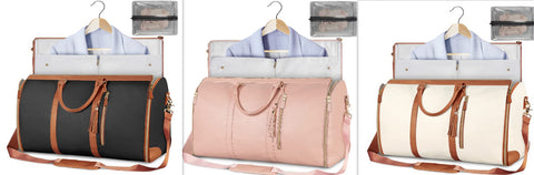 Sac de voyage polochon grande capacité, sac à main pour femme, sac à costume pliable, sacs fourre-tout étanches pour vêtements