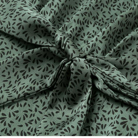 Printed midi dress