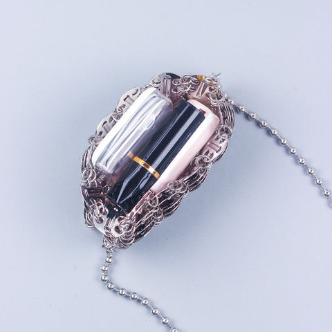 Sac à bandoulière pour téléphone portable à grande capacité avec sequins métalliques, sac fait main DIY, sac tendance pour femmes