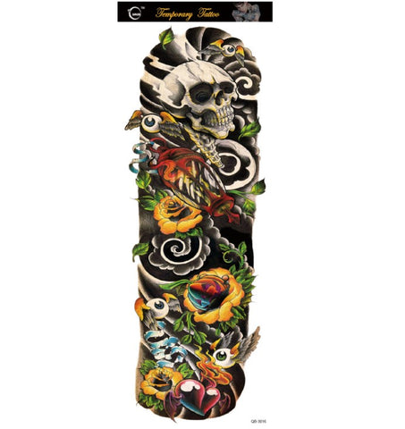 Buy Original Big Picture Full Arm Waterproof Tattoo Sticker online at Fashionner.