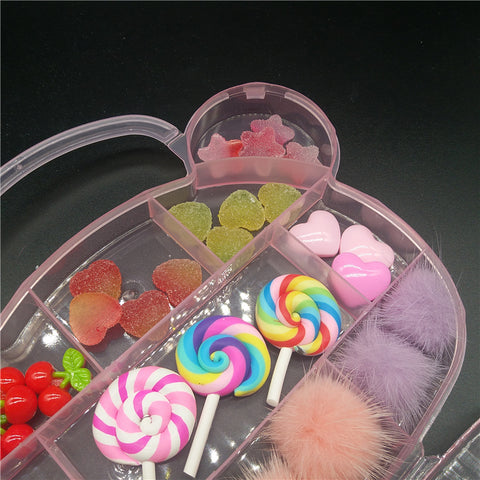 Accessoires Kawaii à design spécial pour nail art en résine