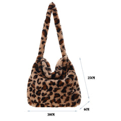 Portable Plush Handbag For Women - Fashionner
