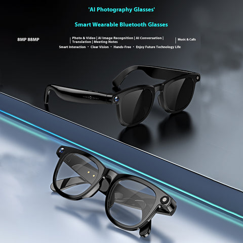 Lunettes intelligentes IA à double objectif 800w