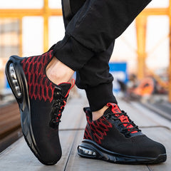 Summer Breathable Anti-Smash And Anti-Puncture Safety Shoes Wear-Resistant Breathable Work Shoes Safety Shoes - Fashionner