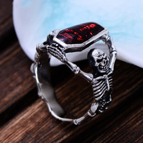 Bague tête de chauve-souris vampire