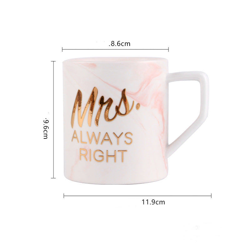 Marbling Couple Mug