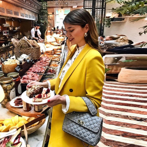 Blazer jaune pour femme
