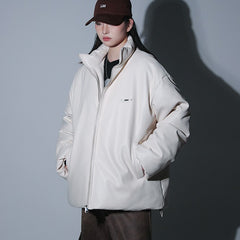 Cotton Coat Autumn And Winter Solid Color Men And Women - Fashionner