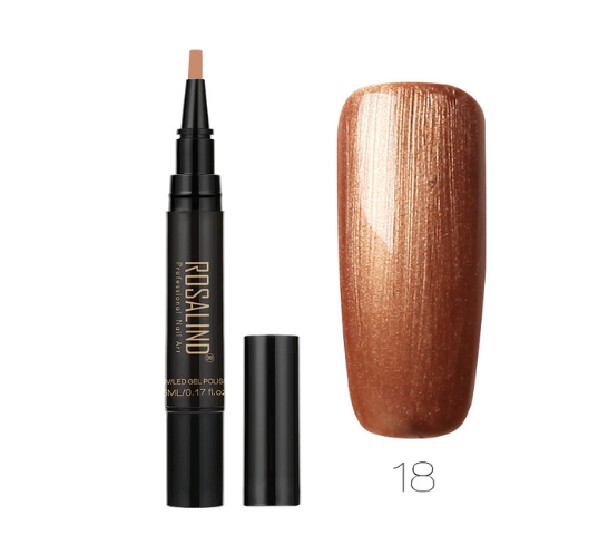 5ml Solid Color Nail Art Pen Nail Glue for Nail Art - Fashionner