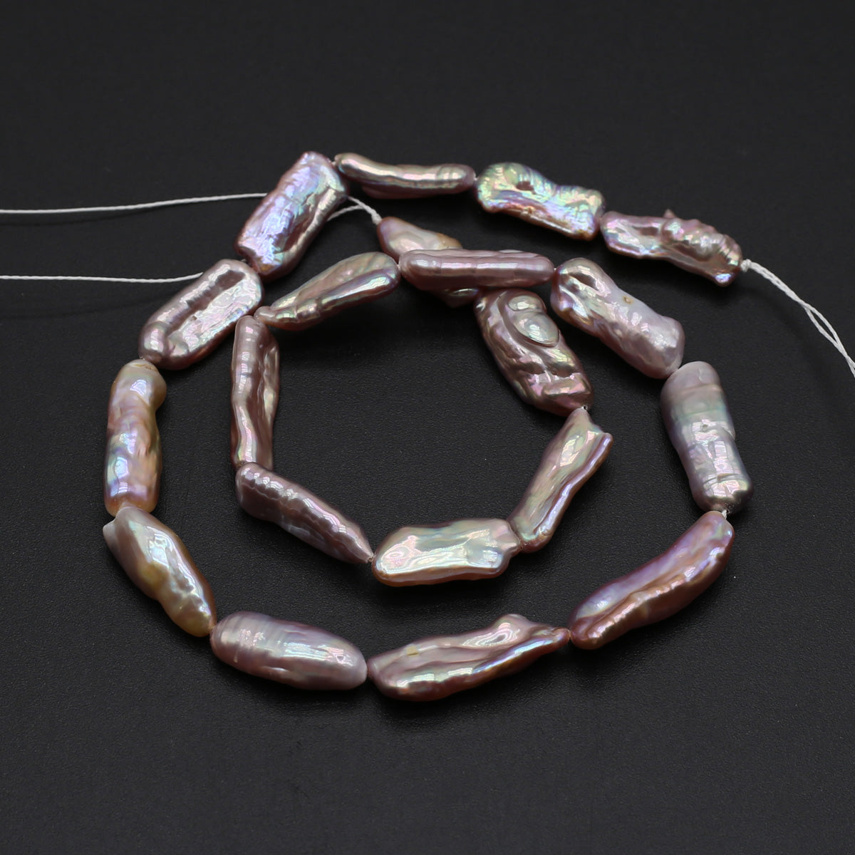 Buy Bright Water Purple Pearl Beads online at Fashionner.