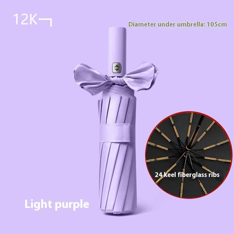 24 Bone Automatic Umbrella Reinforced Folding