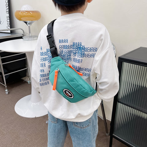 Fashion Unisex Kids Crossbody Sling Bag With Stylish Lettering