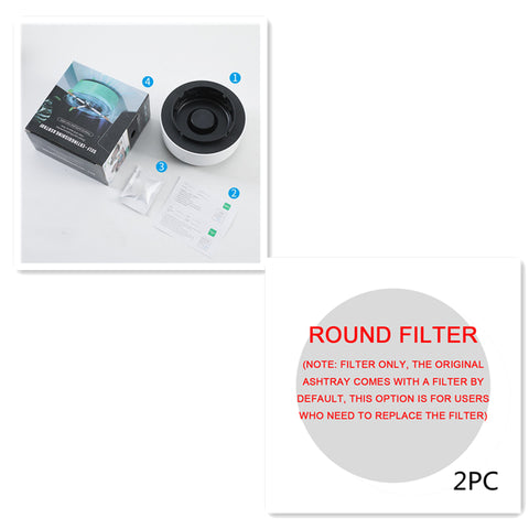 Buy Smoke Removal Air Purification Ashtray Anion Purification Practical Automatic Purifier Ashtray Portable Gadgets For Car Ashtray online at Fashionner.