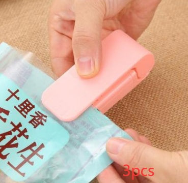 Clip alimentaire domestique mini-scelleuse portative pour sacs en plastique à collation