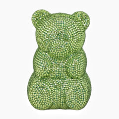 Little Bear Diamond Dinner Bag Light Luxury Banquet Diamond Handbag Animal Party Handbag