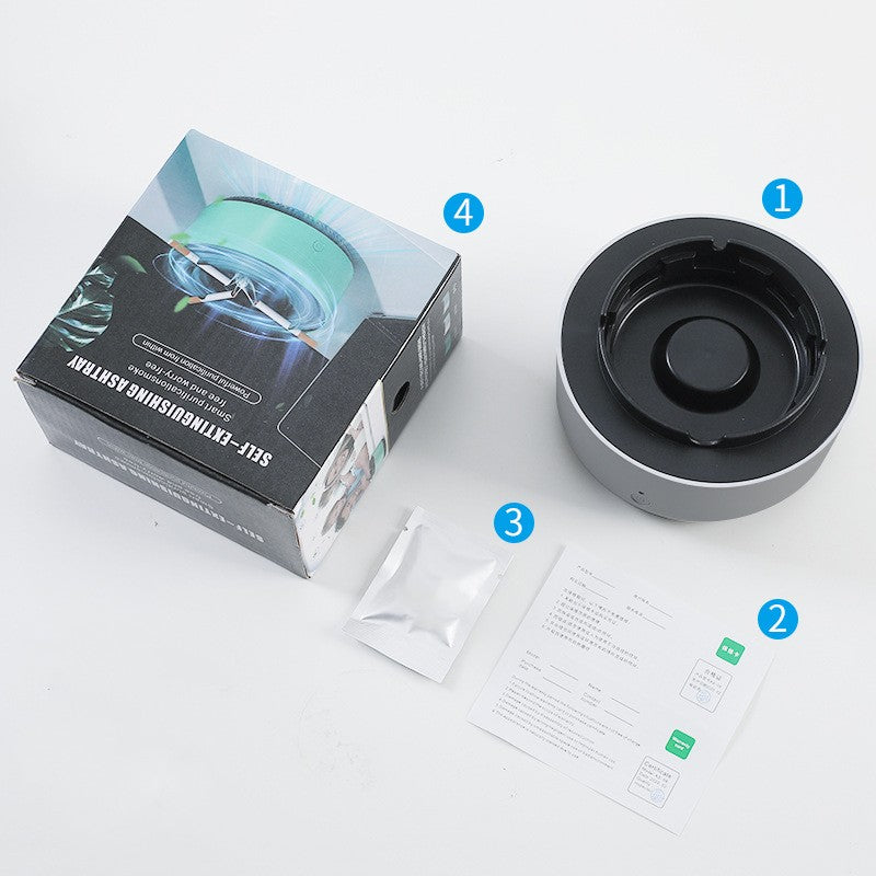 Buy Smoke Removal Air Purification Ashtray Anion Purification Practical Automatic Purifier Ashtray Portable Gadgets For Car Ashtray online at Fashionner.