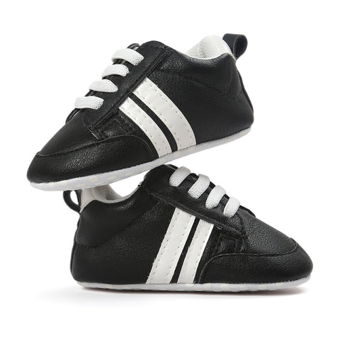 Chaussures Bébé Garçon Fille Mocassins Cuir PU Antidérapantes Souples Baskets Nouveau-né