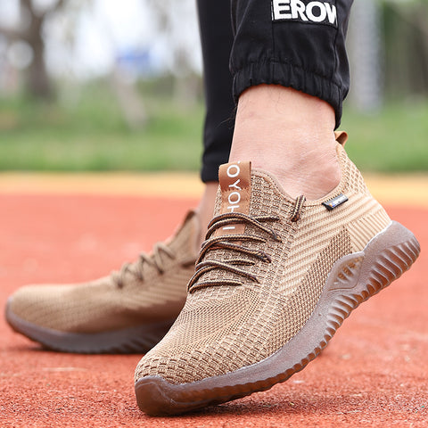 Anti Smashing And Anti Stab Safety Shoes Breathable Deodorant And Wear Resistant Work Shoes Soft Soled Protective Shoes - Fashionner
