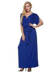 4XL Big Size Dress Elegant Women Long Dresses Summer Dresses - Fashionner