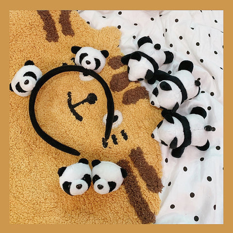 Corée dessin animé accessoires mignon Panda cerceau de cheveux