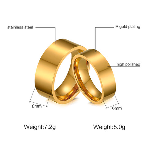 Golden couple ring