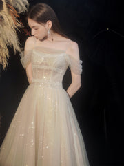 Star Sky Dress Skirt Slim Off Shoulder - Fashionner