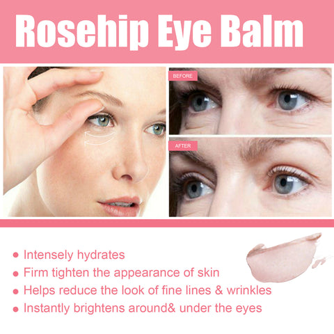 Baume Yeux Rose Musquée Extra-Régénérant pour Femme – Lifting Visage Hydratant – Stick Baume Hydratation Profonde Soin des Yeux