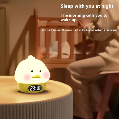 Réveil à lumière douce, chargement USB, petite veilleuse horloge