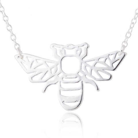 Collier abeille creuse personnalisé