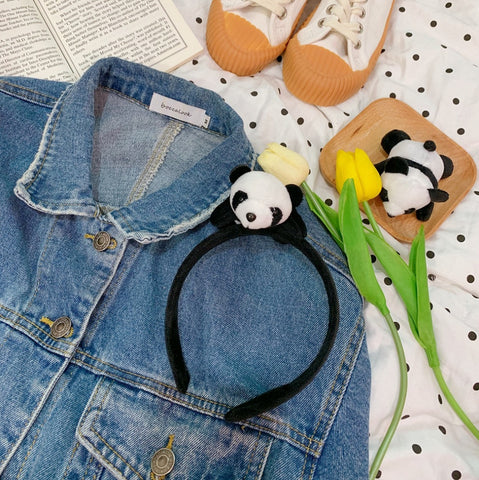 Corée dessin animé accessoires mignon Panda cerceau de cheveux