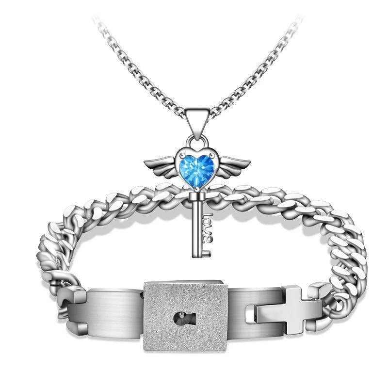 Titanium steel couple Bracelet