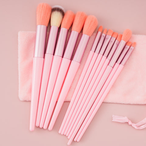 Lot de 13 pinceaux de maquillage, pinceau anticernes, pinceau fard à joues, pinceau poudre, pinceau fard à paupières, pinceau surligneur, pinceau fond de teint, outils de beauté cosmétiques