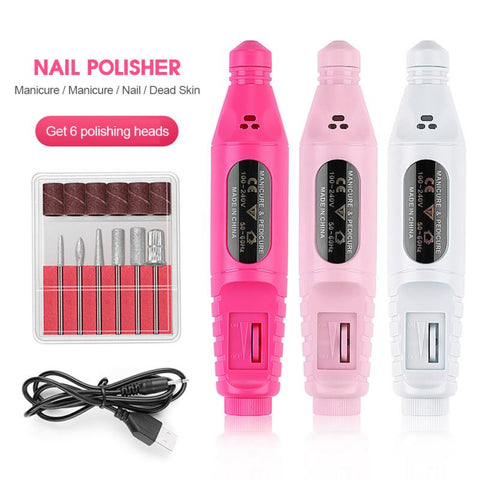 Electric Nail Polish Machine Pen Nail Art Tool - Fashionner