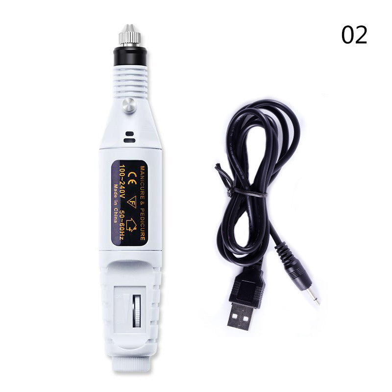 Electric Nail Drill Machine Manicure Machine Set USB Charging Mill Cutter For Manicure Nail File Pedicure Tool Nail Drill Set - Fashionner