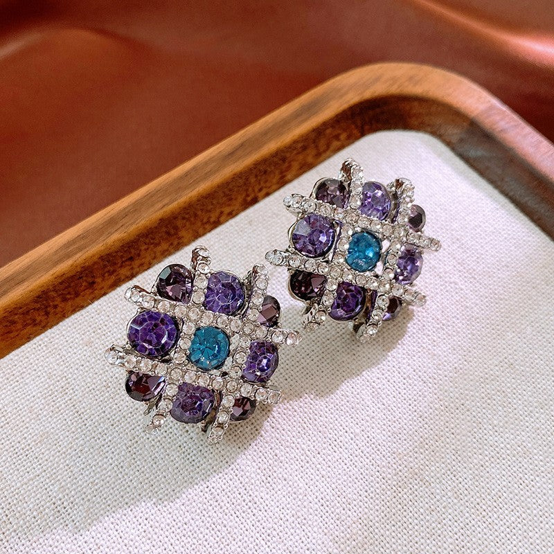Buy Medieval Retro Niche Earrings Women Vintage Stud Earrings Elegant Luxury Jewelry online at Fashionner.