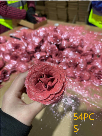 Bouquet de mariée personnalisé de la Saint-Valentin avec fleurs fraîches éternelles