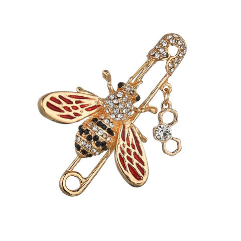 Broche abeille personnalisée