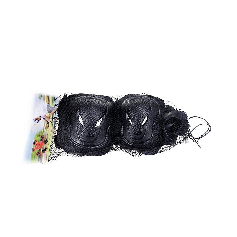 Adult Protector Six-piece Skating Shoe Protector Balance Car Roller Skating Bicycle Adult Professional Fall Protection Knee Protection Set - Fashionner